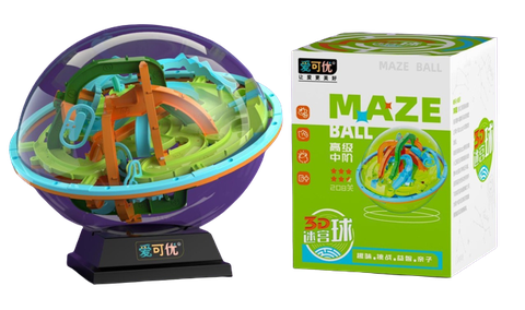 Đồ chơi quả bóng Rubik 3D giải đố mê cung Maze Ball giúp phát triển trí tuệ thông minh sư tập trung cho bé và người lớn