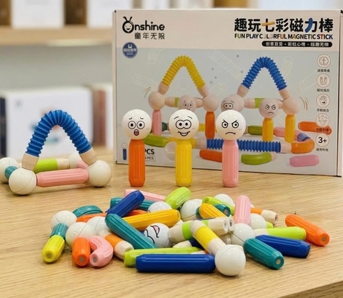 Lắp Ghép Nam Châm Cho Bé - Onshine 4383 - Bảng Chữ Cái Nam Châm