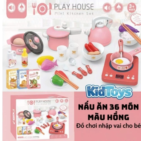 Nấu Ăn 36pcs 5752 (2 Màu) Cho Bé - Đồ Chơi XKIDS