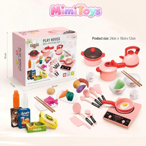 Nấu Ăn 36pcs 5752 (2 Màu) Cho Bé - Đồ Chơi XKIDS