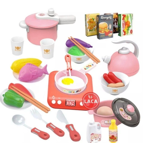Nấu Ăn 36pcs 5752 (2 Màu) Cho Bé - Đồ Chơi XKIDS