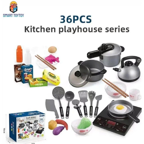 Nấu Ăn 36pcs 5752 (2 Màu) Cho Bé - Đồ Chơi XKIDS