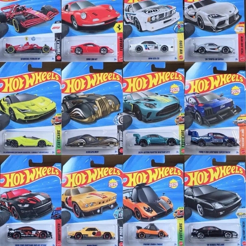 Xe Ô Tô Mô Hình Mini Hợp Kim 1:64 – 6 Mẫu Xe Đua Thể Thao