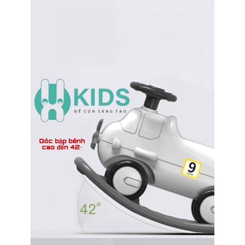 Xe chòi chân bập bênh 2 in 1 kiểu dáng mới, thiết kế hiện đại cho bé từ 12 tháng