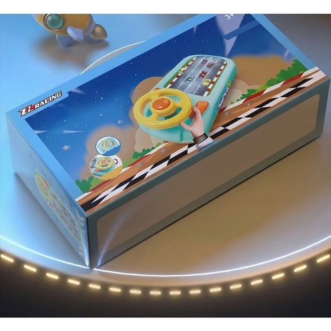 Đường Đua Vô Lăng Ô Tô 661-8 Cho Bé - Đồ Chơi XKIDS