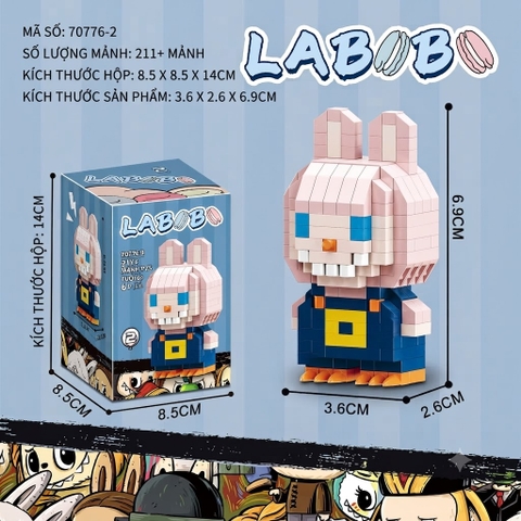 Bộ Xếp Hình Nhân Vật LABUBU Nhiều Mẫu Cho Bé