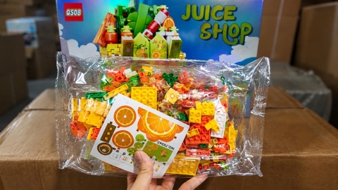 Bộ Xếp Hình Cửa Hàng Trái Cây 457 Chi Tiết 70343 - Đồ Chơi XKIDS