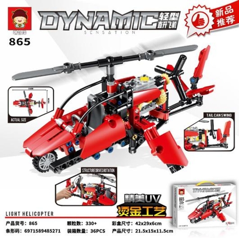 Bộ Xếp Hình Máy Bay Trực Thăng 330 Chi Tiết – Mã 865