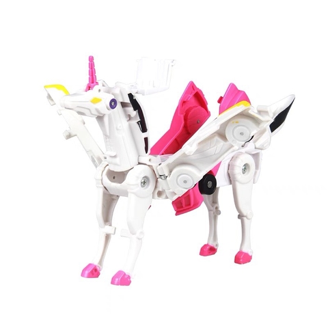 Đồ chơi xe ô tô va chạm biến hình robot ngựa kì lân unicorn siêu độc đáo cho bé