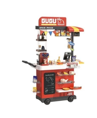 Xe Bán Đồ Ăn Nhanh Cỡ Lớn 102cm 77 Chi Tiết 889-290 Cho Bé