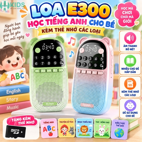 Loa Học Tiếng Anh Rolton E300 Hình Gấu Dễ Thương CHO BÉ