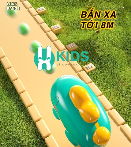 Đồ chơi súng bắn bóng nhựa dính hình khủng long cute kèm bảng phi tiêu tính điểm vui nhộn giải trí giảm stress cho bé