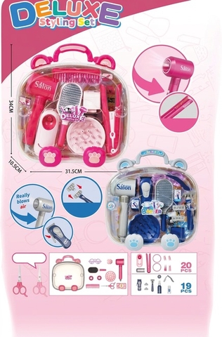 Bộ Đồ Chơi Làm Tóc Hair Salon Chạy Pin 989-10 Cho Bé