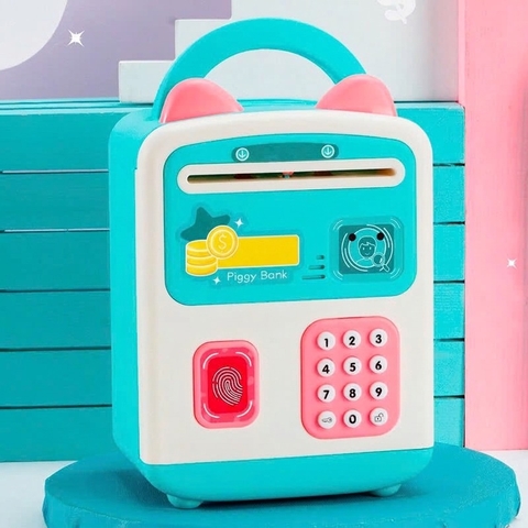 Két Sắt Đồ Chơi Tai Thỏ 2 Màu Xanh Hồng 9901 Cho Bé - Đồ Chơi XKIDS