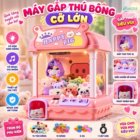 Máy Gắp Thú Bông Mini Cho Bé 3 Tuổi+ – 375577