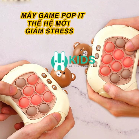 Đồ chơi Pop it thế hệ mới - máy game giải trí bấm nút theo đèn nhạc với nhiều level giảm stress cho mọi lứa tuổi