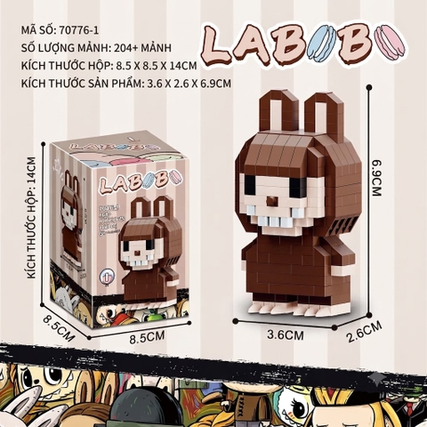 Bộ Xếp Hình Nhân Vật LABUBU Nhiều Mẫu Cho Bé