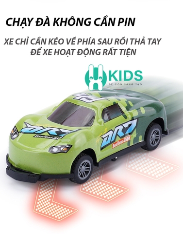 Đồ chơi xe ô tô lật nhảy 360 độ size lớn, chất liệu hợp kim cao cấp cho bé