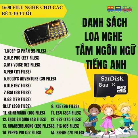 Loa Craven CR-853 3 Pin Nghe Nhạc, Thẻ Nhớ, USB, Đài FM
