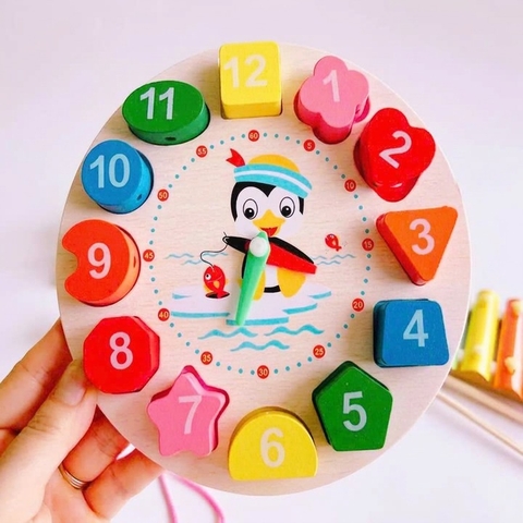 Bộ Combo 6 Món Đồ Chơi Gỗ Giáo Dục Cho Bé