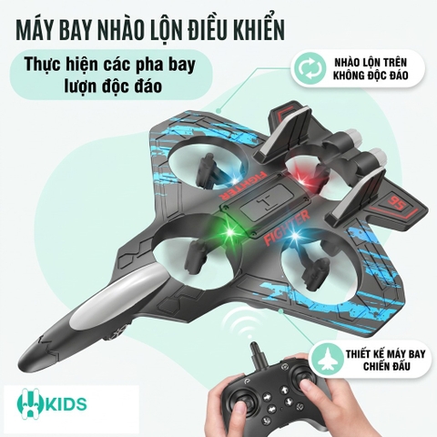 Máy Bay Nhào Lộn Điều Khiển Từ Xa 4 Cánh Quạt