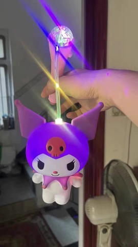 Đèn lồng trung thu kuromi hello kitty kiểu mới chất liệu cao cấp có đèn led phát sáng, có nhạc vui nhộn dễ thương cho bé