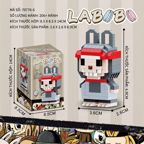 Bộ Xếp Hình Nhân Vật LABUBU Nhiều Mẫu Cho Bé