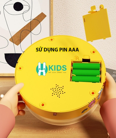 Đồ chơi hứng bắt vịt nhảy múa, câu cá hình vịt xoay 360 có đèn nhạc rèn luyện đôi tay và sự tập trung phản xạ cho bé