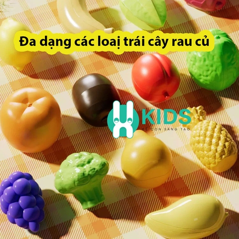 Đồ chơi khỉ háu ăn trái cây bắn bóng tính điểm có nhạc cải thiện khả năng vận động, phối hợp tay mắt cho bé