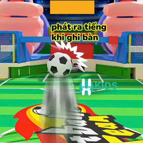 Đồ chơi bàn bóng đá cỡ lớn thi đấu đối kháng 2 người kiểu mới có tính điểm độ khó nâng cao giúp vận động giải trí cho bé