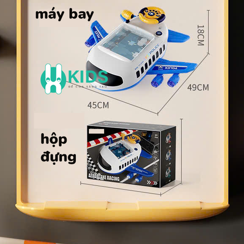 Đồ chơi điều khiển vô lăng game đua xe với màn hình điện tử mô phỏng mô hình máy bay cỡ lớn vượt chướng ngại vật có đèn nhạc đời mới cho bé