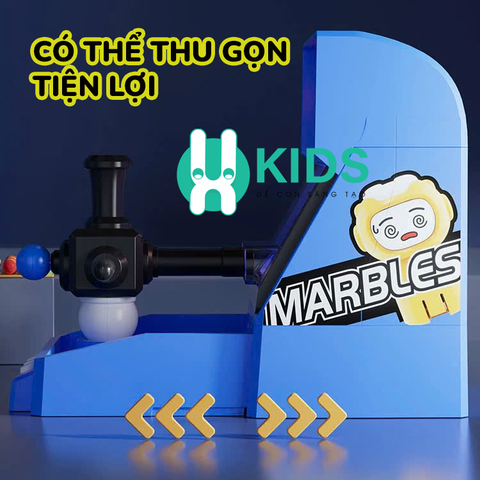 Đồ chơi máy bắn bi pinball tính điểm thế hệ mới Marbles có chế độ thi đấu đối kháng rèn luyện sự tập trung tư duy trẻ em