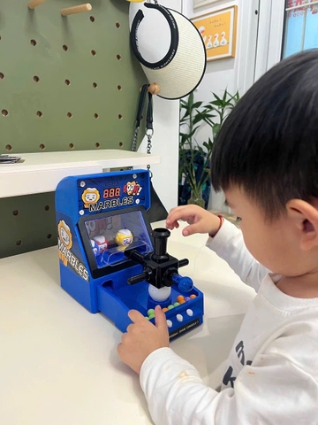 Đồ chơi máy bắn bi pinball tính điểm thế hệ mới Marbles có chế độ thi đấu đối kháng rèn luyện sự tập trung tư duy trẻ em