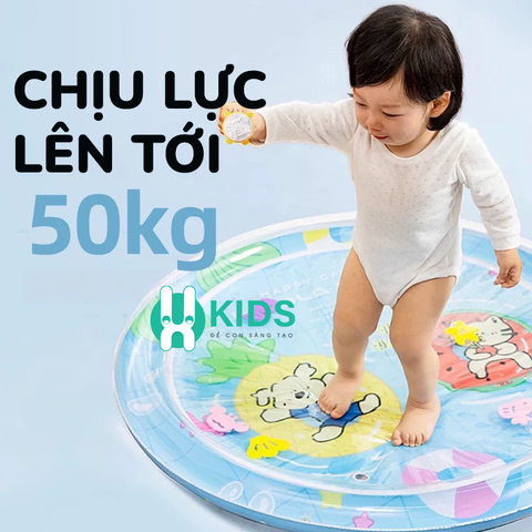 Đồ chơi thảm đệm nước làm mát, giữ nhiệt cho bé thú cưng vui chơi, nằm ngủ rộng 100cm cỡ lớn bơm hơi gấp gọn tiện lợi