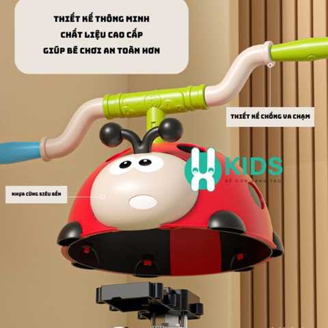 Đồ chơi thể thao vận động BỌ DỪA đa năng tích hợp 3 trò chơi có remote điều khiển phát triển thể chất tư duy cho bé