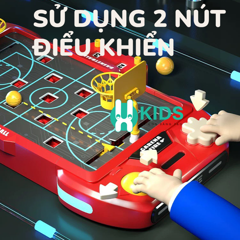 Đồ chơi thi đấu bóng rổ mini có tính điểm rèn luyện tư duy, vận động nhanh nhẹn và tăng tương tác giữa các bé và cha mẹ