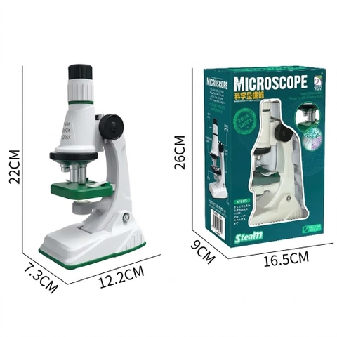 Kính Hiển Vi Khoa Học Cho Bé Kèm Tiêu Bản Microscope 1200X