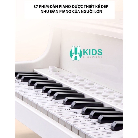Đàn Piano Mini cho bé kèm mic thu âm, có kết nối điện thoại