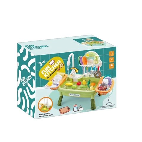 Bồn Rửa Chén Đồ Chơi Cho Bé Có Vòi Nước Tuần Hoàn H364A