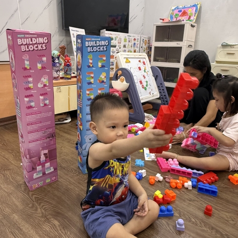 Bộ Đồ Chơi Xếp Hình Building Blocks 100 Chi Tiết Cho Bé Từ 3 Tuổi – Lắp Ghép Sáng Tạo, Rèn Luyện Tư Duy