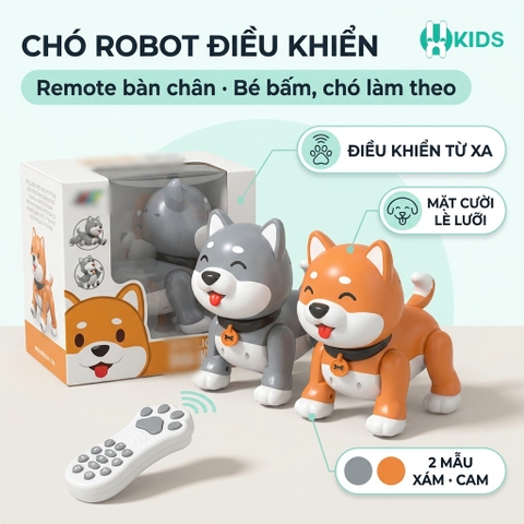 Chó Robot Điều Khiển Từ Xa K47 Cho Bé - Đồ Chơi XKIDS