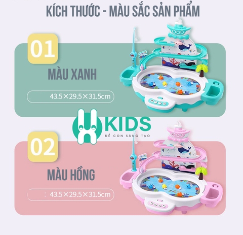 Đồ chơi câu cá đa năng 4in1 cỡ lớn X KIDS cá có thể bay lượn kèm hiệu ứng đèn âm thanh giúp bé phát triển trí tuệ