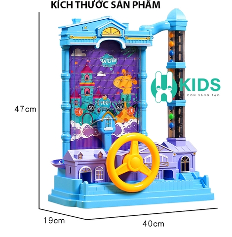 Đồ chơi hứng bi kích thước lớn gắn vô lăng ô tô có đèn nhạc vui tai