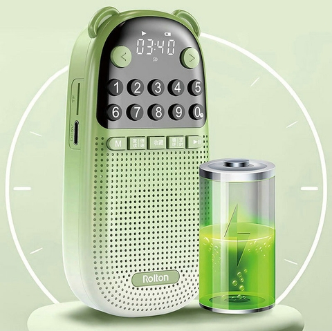 Loa Học Tiếng Anh Rolton E300 Hình Gấu Dễ Thương CHO BÉ