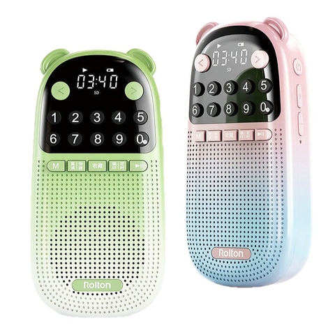 Loa Học Tiếng Anh Rolton E300 Hình Gấu Dễ Thương CHO BÉ