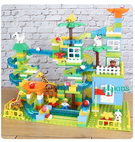 Bộ Xếp Hình Lego Khu Vườn, Cầu Trượt Vui Nhộn