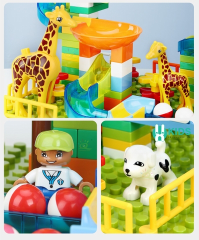 Bộ Xếp Hình Lego Khu Vườn, Cầu Trượt Vui Nhộn
