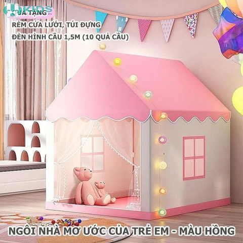 Lều Bóng Cho Bé Gấp Gọn Kèm Đèn Chiếu 24 Hình – Nhà Bóng Trẻ Em Phát Triển Trí Tưởng Tượng | Xkids