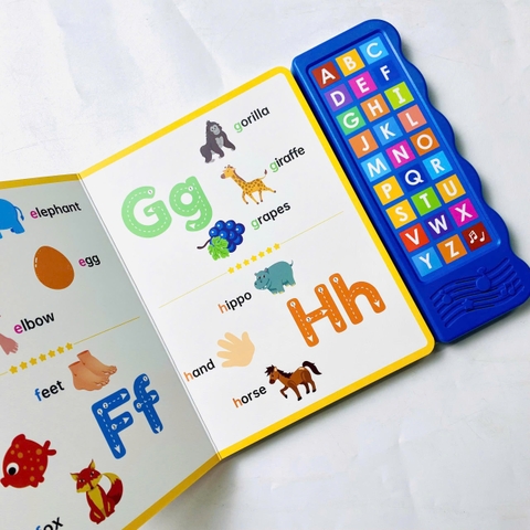 Đồ Chơi Âm Thanh Let's Learn 27 Nút 5 Chủ Đề Cho Bé - ABC, 123, First Words, Animals, Farm Animals