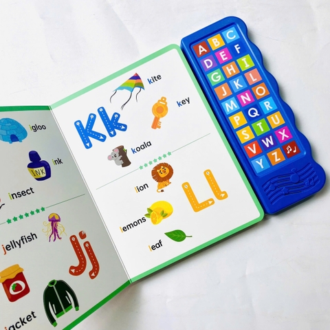 Đồ Chơi Âm Thanh Let's Learn 27 Nút 5 Chủ Đề Cho Bé - ABC, 123, First Words, Animals, Farm Animals